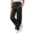 thumbnail image 4 of Nugftut Pants for Boys Elastic Waist Casual Loose Fit Long Pants with Pockets for Daily Outdoor Wear Sizes 110, 4 of 9