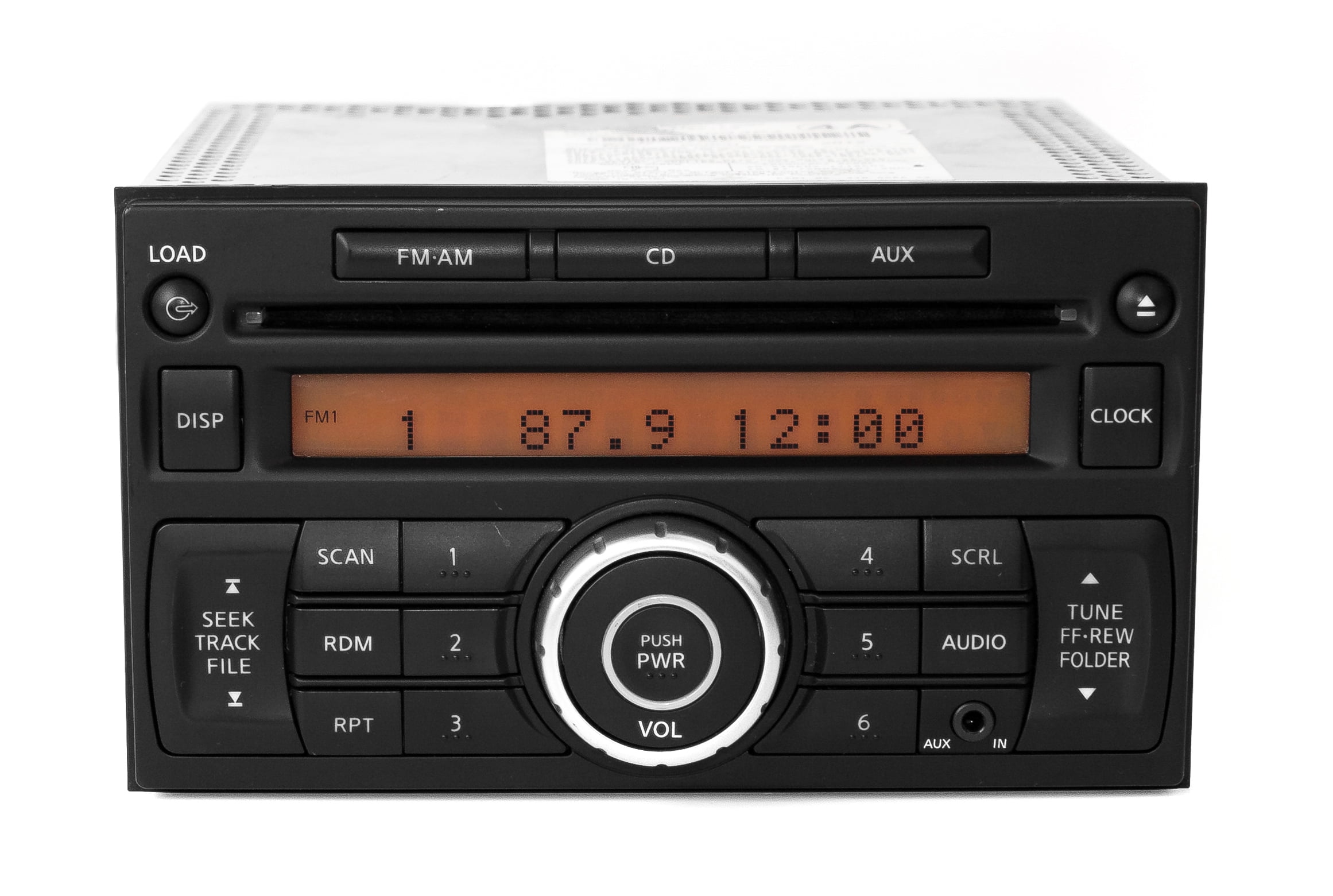 Restored 2010-13 Nissan Quest AM FM Radio 6 Disc Player Auxiliary Input OEM 28185 1JA0A (Refurbished)