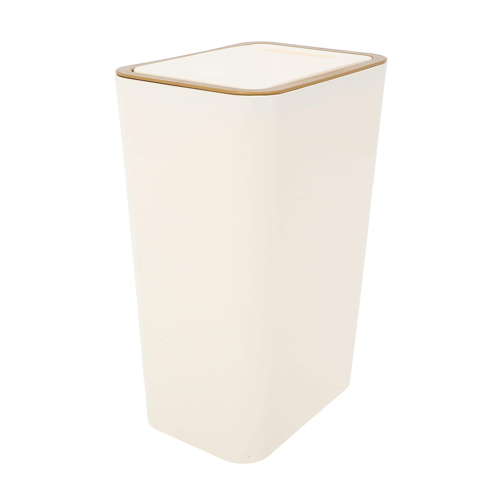 WHAMVOX  Bins Large Garbage Can Press Pop-up Lid Trash Office