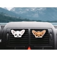 thumbnail image 6 of WIRESTER Car Air Freshener Fragrance Vent Clip Interior Decoration for Cars with Lemon Scented Pad - Animal Fawn Chihuahua Dog, 6 of 7