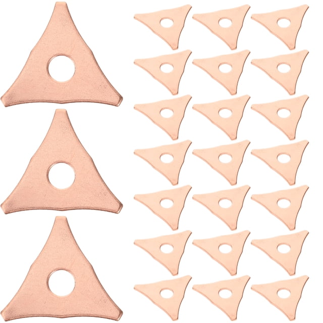 Miangastore 100 Pcs Anneau de Traction Triangulaire Rondelle de Panneau Traction Automobile