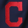 thumbnail image 2 of Men's Majestic Navy Cleveland Indians Mesh Shorts, 2 of 2
