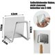 thumbnail image 2 of Juego de 2 soportes de esponja autoadhesivos para cocina, montaje sin taladrar, acero inoxidable, inoxidable e impermeable, plateado, 2 of 5