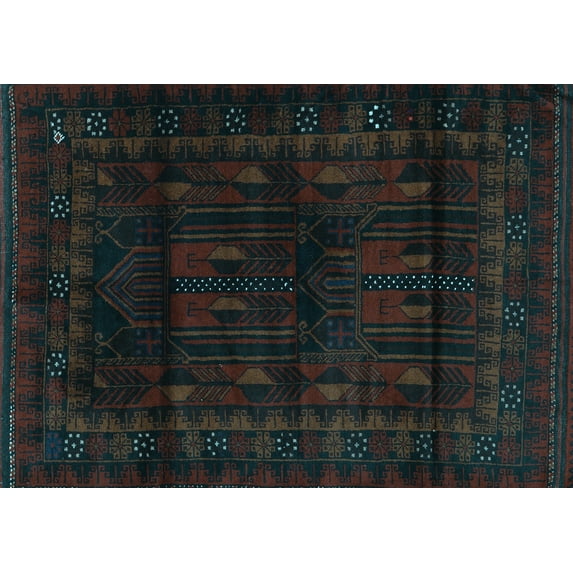 Ahgly Company Indoor Rectangle Persian Light Blue Traditional Area Rugs, 8' x 12'