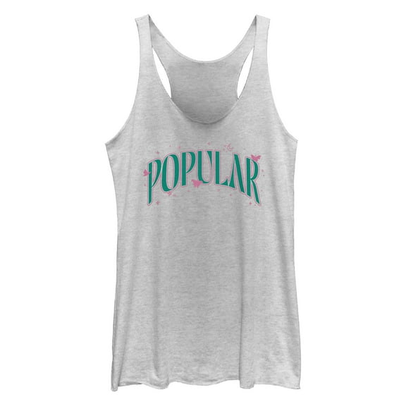 Women's Wicked Popular Motto  Racerback Tank Top