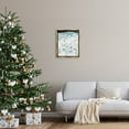 thumbnail image 2 of Stupell Industries Merry Christmas Winter Ice Skating Holiday Painting Gold Floater Framed Art Print Wall Art, 2 of 6