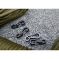 thumbnail image 2 of Oraceous 10Pcs Mini Carabiner Clip Bottle Backpack Keychain Lock Hook for Umbrella Rope Parachute Cord Outdoor Clasps Survival Gear (Black), 2 of 10