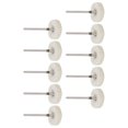 thumbnail image 3 of Rueda De Pulido De Lana De Fieltro, Puntas De Pulido 10 Piezas Cabezal De Pulido De Lana De Fieltro Vástago De Acero Inoxidable Para Joyería, 3 of 7
