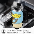 thumbnail image 4 of Wally Gator-theme Insulated Stainless Steel Tumbler with Handle Gifts For Family Friends Fans and Straw Fits in Standard Cup Holder 40 OZ, 4 of 6