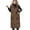 Khaki, variant on FNFHFY Women's Long Style Jacket Vests Solid Color Fall Winter Hooded Vests Slim Fashion Double Side Big Pockets Outing Gilets