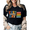 Black4, variant on Mindfulness Lover Positive Energy Quote Graphic Tees Womans Tshirt Black White S-5XL Tops