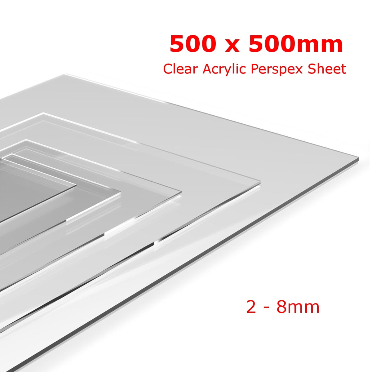 Clear Perspex Sheet Cut To Size Panels Plastic Panel