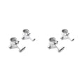 thumbnail image 4 of Kenally Nudillo de dirección Estructura mejorada Eje delantero Accesorios para automóviles Hardware para automóviles Piezas para Plata 2piezas, 4 of 6