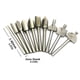 thumbnail image 4 of Eigraketly 10 Uds brocas de fresado de alta velocidad fresado de madera Kit de herramientas rotativas de vástago de 1/8 pulgadas herramienta de Herramientas manuales y eléctricas, 4 of 6