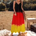 thumbnail image 3 of Deutschland Robe Sans Manches Vêtements Féminins Robe Mignonne Longue Vêtements pour Femme, 3 of 5