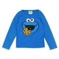 thumbnail image 5 of Sesame Street Pajamas Toddler Boy's Cookie Monster Long Sleeve and Pant PJ Set, 5 of 6