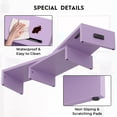 thumbnail image 6 of BONTEC Dual Monitor Stand Riser with Smartphone Holder, Adjustable Length & Swivel Angle, Ergonomic Wooden Desktop Organizer for PC Monitor, Laptop, Printer, Large Storage, Purple, 6 of 7