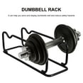thumbnail image 2 of 1pc Practical Dumbbell Stand Iron Non-skid Dumbbell Holder Stable Dumbbell Rack, 2 of 9
