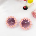 thumbnail image 7 of Shenmeida 1/2PCS Anti UV Flower Sunglasses for Women Round Flower Glasses for Adult kids Decor, 7 of 7