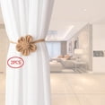 thumbnail image 4 of Cortina Atrás Forma Cortina magnética Hebilla de cortina no perforada Conjunto de decoración de oficina en hogar creativa para dormit perfecl Tizbacks de cortina, 4 of 8