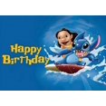 thumbnail image 1 of 1set Cartoon Lilo&Stitch Theme Party Backdrops Kids Birthday Party Photo Decoration Photography Ocean Flower Background Decor, 1 of 5