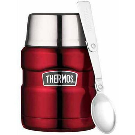 Cranberry 16 Oz Jar - Thermos Stainless King Food Jar, 16 oz, Cranberry