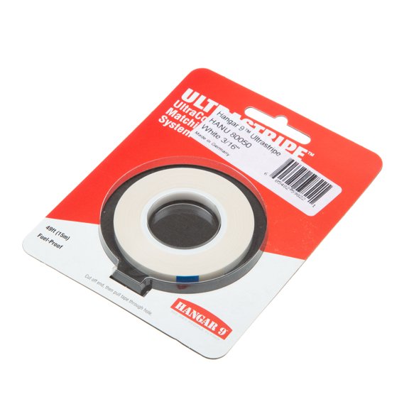 Hangar 9 UltraStripe White 3/16 HANU80050 Trim & Striping Tape