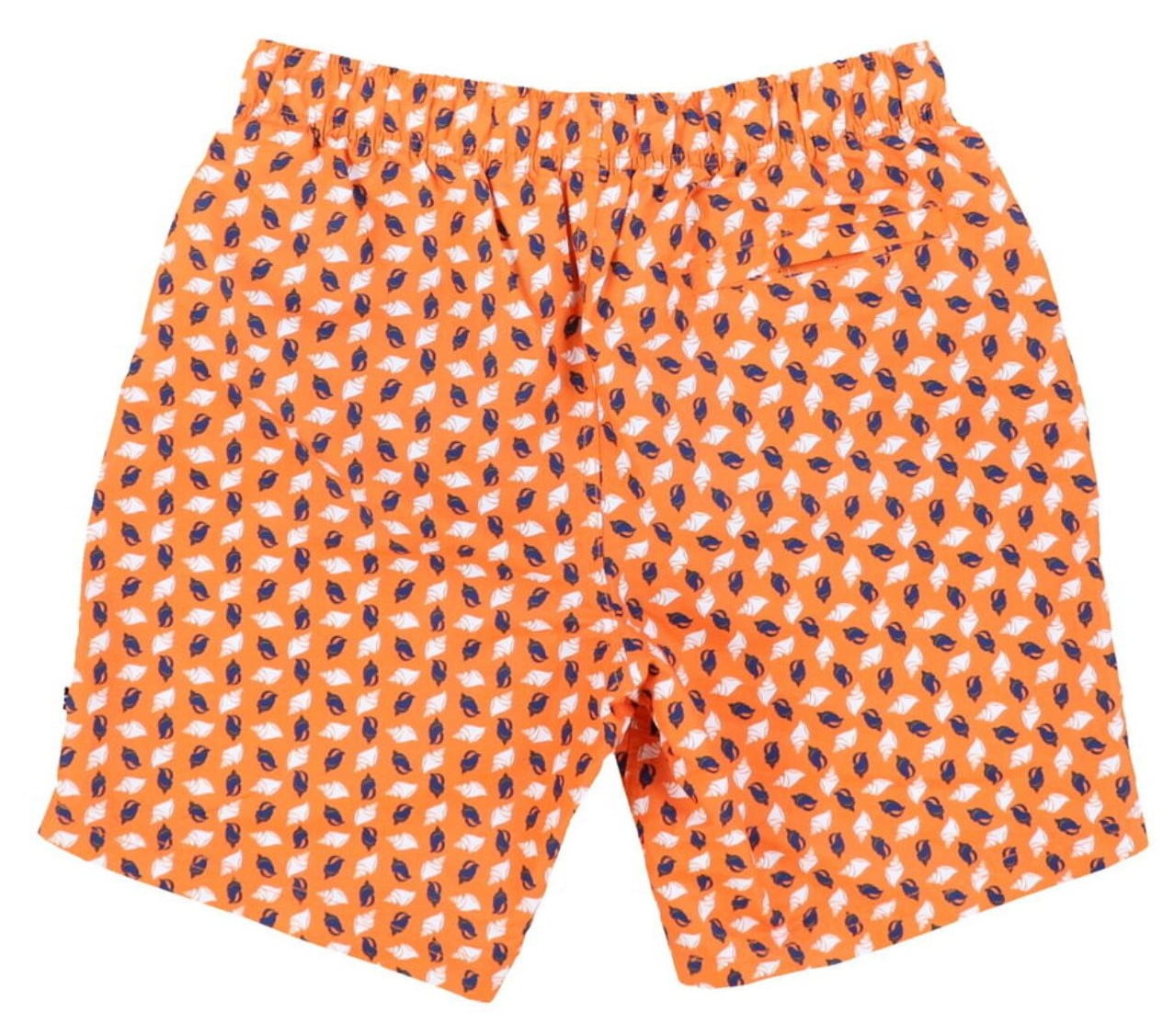 Nautica Men's Swim Shorts Orange Blue and White Shells Size Medium