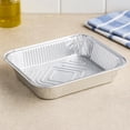 thumbnail image 5 of Ruthy's Outlet 9" X 13" Disposable Aluminum Foil Pans, Half Size Steam Table Deep, Silver, 1.5 Inches Deep (50 Pack), 5 of 5