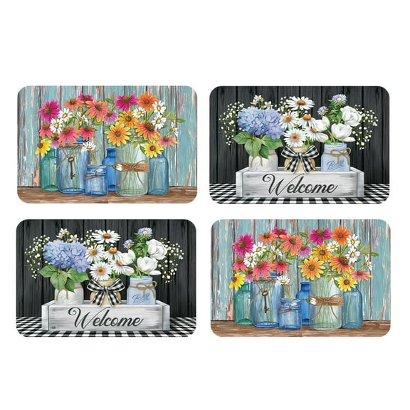 Briarwood Lane Spring Mason Jars Placemat (4-pack)