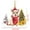 C, variant on VerPetridure Christmas Decoration Small Tag (4) Decoration Welcome Sign Decoration Wall Hanging Family Garden Small Hanging Tag