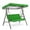 Green, variant on Ruroz Outdoor 3 Seat Swing Canopy Cover Replacement Waterproof Sunproof Swing Top+Chair Cover Set Swing Sunscreen Uv Protection for Patio Lawn Garden
