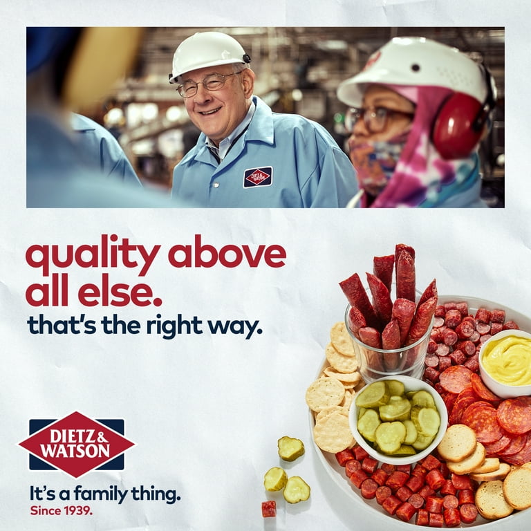 Dietz & Watson Genoa Salami Pre-Sliced 7 oz Italian Style