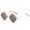 Gold Gray, variant on Fashion Metal Rhombus Double Beam Sunglasses: UV400 Protection, Full Frame Design for Stylish Eye Protection and Comfortable Wear