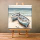thumbnail image 2 of Art Kit Natuyalo de pintura para barcos con números, enmarcado, 30 x 30 cm, 2 of 7