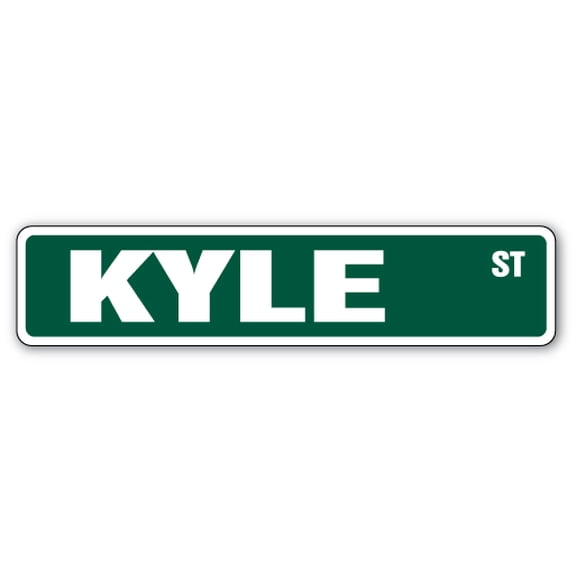 Kyle Street [3 Pack] of Vinyl Decal Stickers |for Laptop Car