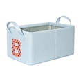 thumbnail image 2 of Fiudx Cesta para Guardar Ropa, Organizador de Juguetes de Gran Capacidad, Diseño Plegable, Almacenamiento Decorativo Moderno, Asas Prácticas, Organizador para Oficina En Casa, Tamaño 40,5 X 28 X 20,5, 2 of 6