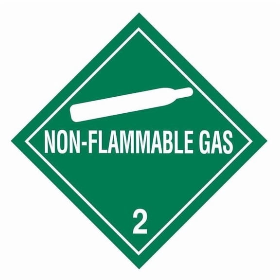 Brady DOT Container Label, 4" H, 4" W, 121065,PK500 121065