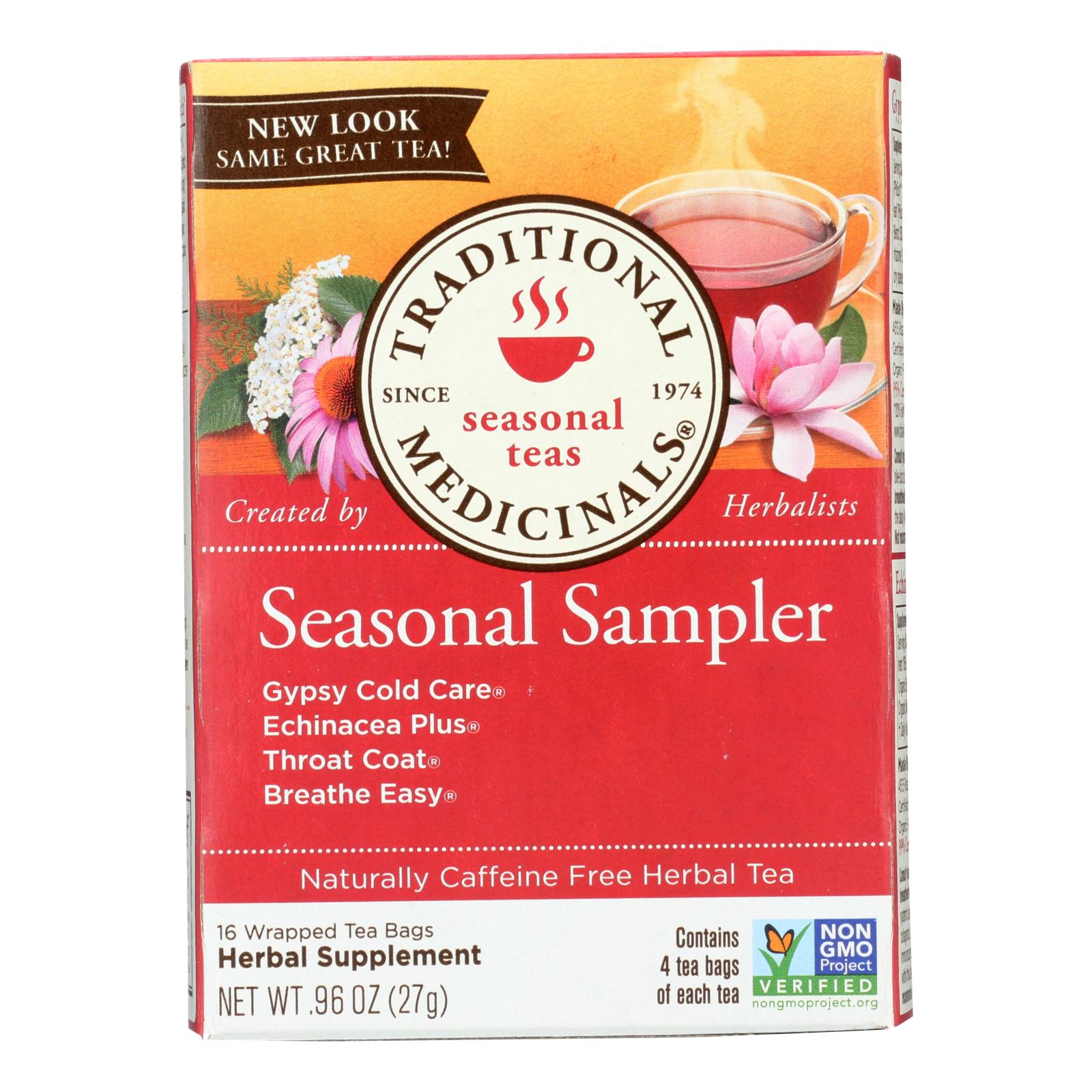 Traditional Medicinals, Seasonal Teas, Seasonal Sampler, Naturally