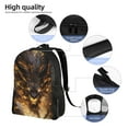 thumbnail image 5 of Easygd Cool Black Gold Dragon Versatile and Stylish Backpack: Comfort, Storage, and Durability for College,Work, Travel, and Everyday Use, 5 of 8