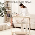 thumbnail image 5 of Angelbliss Electric Baby Bassinet Bedside Sleeper, Auto-Rocking Baby Crib with 5 Speeds, 6 Adjustable Heights and Music, Beige, 5 of 9