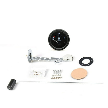 

Carevas 2 52mm Fuel Level Gauge Pointer Car Fuel Tank Meter with Backlight Rim Automotive Gauges with Fittings