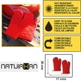 thumbnail image 2 of Guantes de horno resistentes al calor hasta 180 °C, guantes para cocinar, horno, hornear, asar a la parrilla, 2 of 5