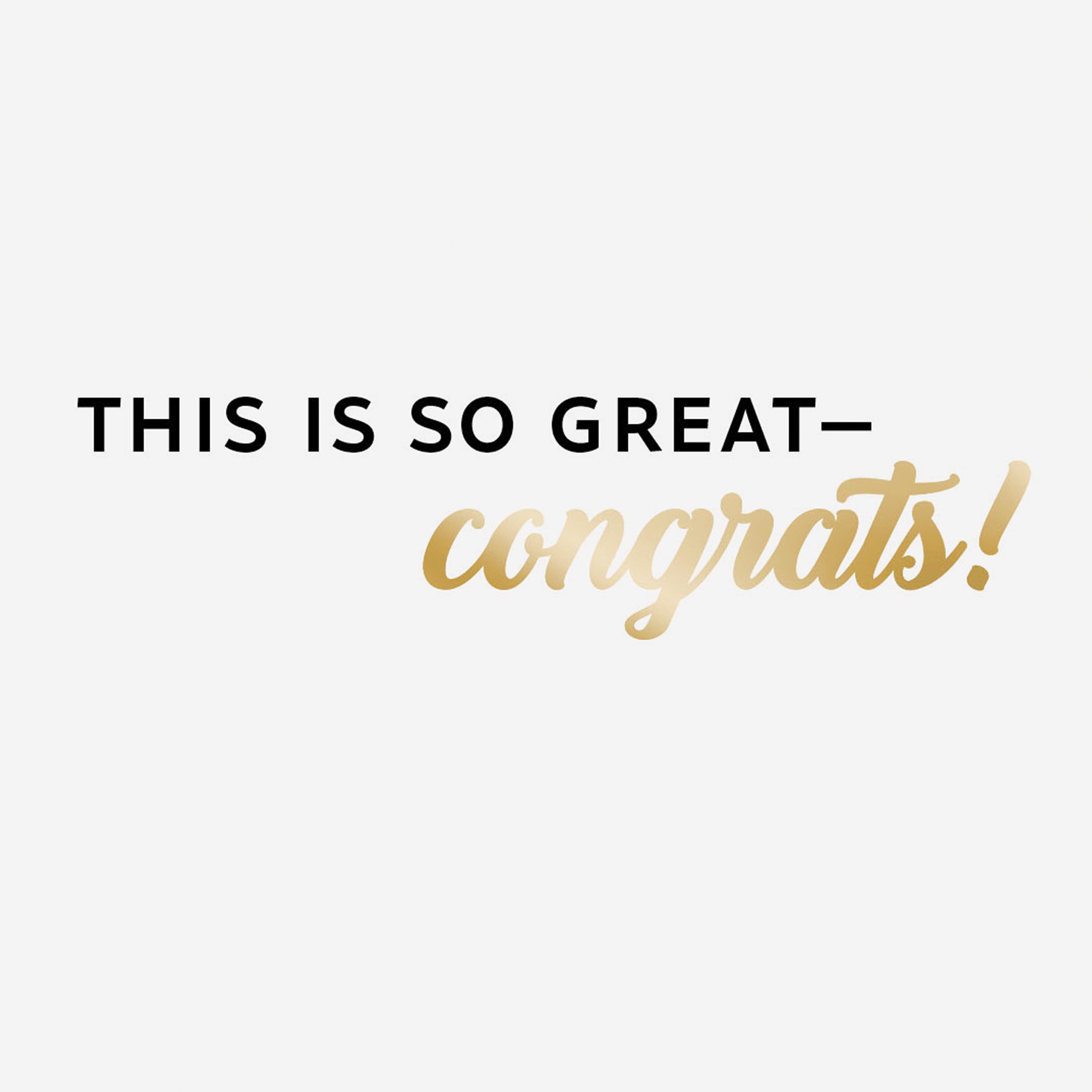 Hallmark And Venmo Congratulations Greeting Card ("Yes, Hell Yes")