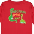 thumbnail image 4 of Inktastic My Cousin Loves Me Dinosaur Boys or Girls Long Sleeve Toddler T-Shirt, 4 of 5