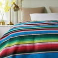 thumbnail image 4 of Mexican Blanket Sarape Picnic Rug Throw Tablecloth Hot Rod, 150x215cm, 4 of 5