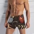 thumbnail image 4 of Men's Boxer Briefs Underwear Comfort Breathable Underpants, Retro Bones Organs Skull, 4 of 7