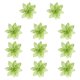 thumbnail image 2 of Moyic 10/20 piezas purpurina árbol de Navidad flores flores artificiales decoración de árbol de Navidad Kits de decoración para fiestas Verde claro Moyic HA001459-08, 2 of 6