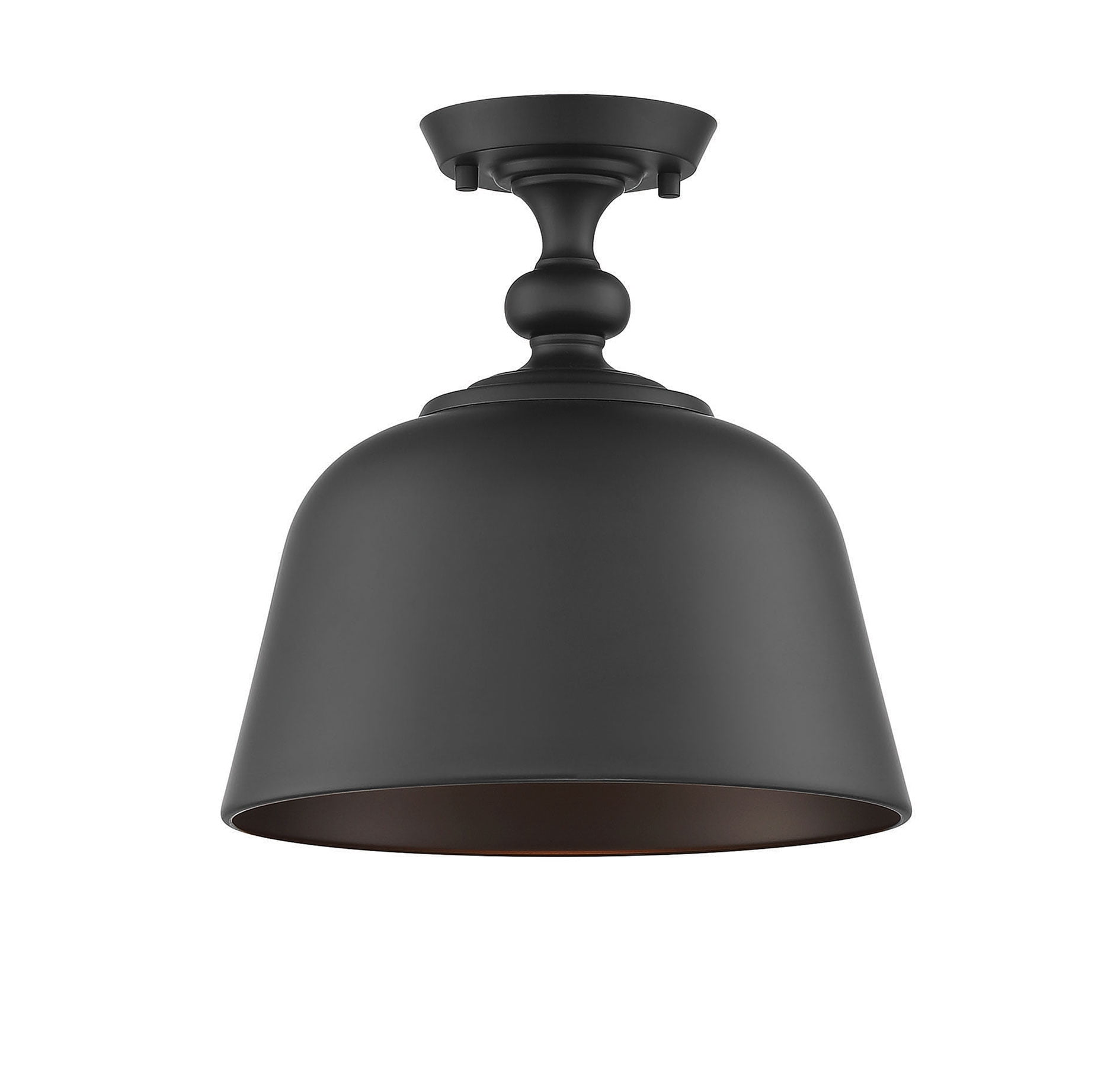 Berg 1-Light Ceiling Light in Matte Black