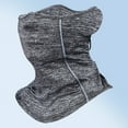 thumbnail image 3 of Breathable Cycling Face Scarf Reflective Strip Design Polyester Sun Protection Universal Cycling Scarf for Outdoor, 3 of 7